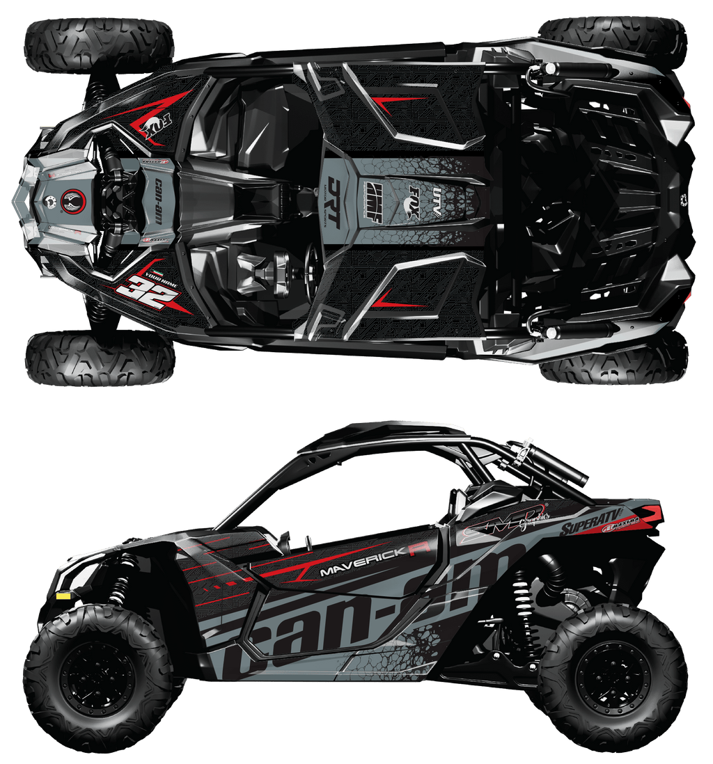 BRP Can-Am Maverick X3 Custom Graphics kit